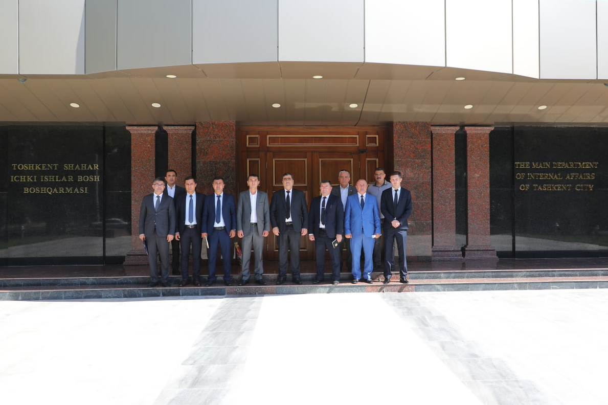 Делегация МВД Республики Таджикистан посетила ГУВД г. Ташкента