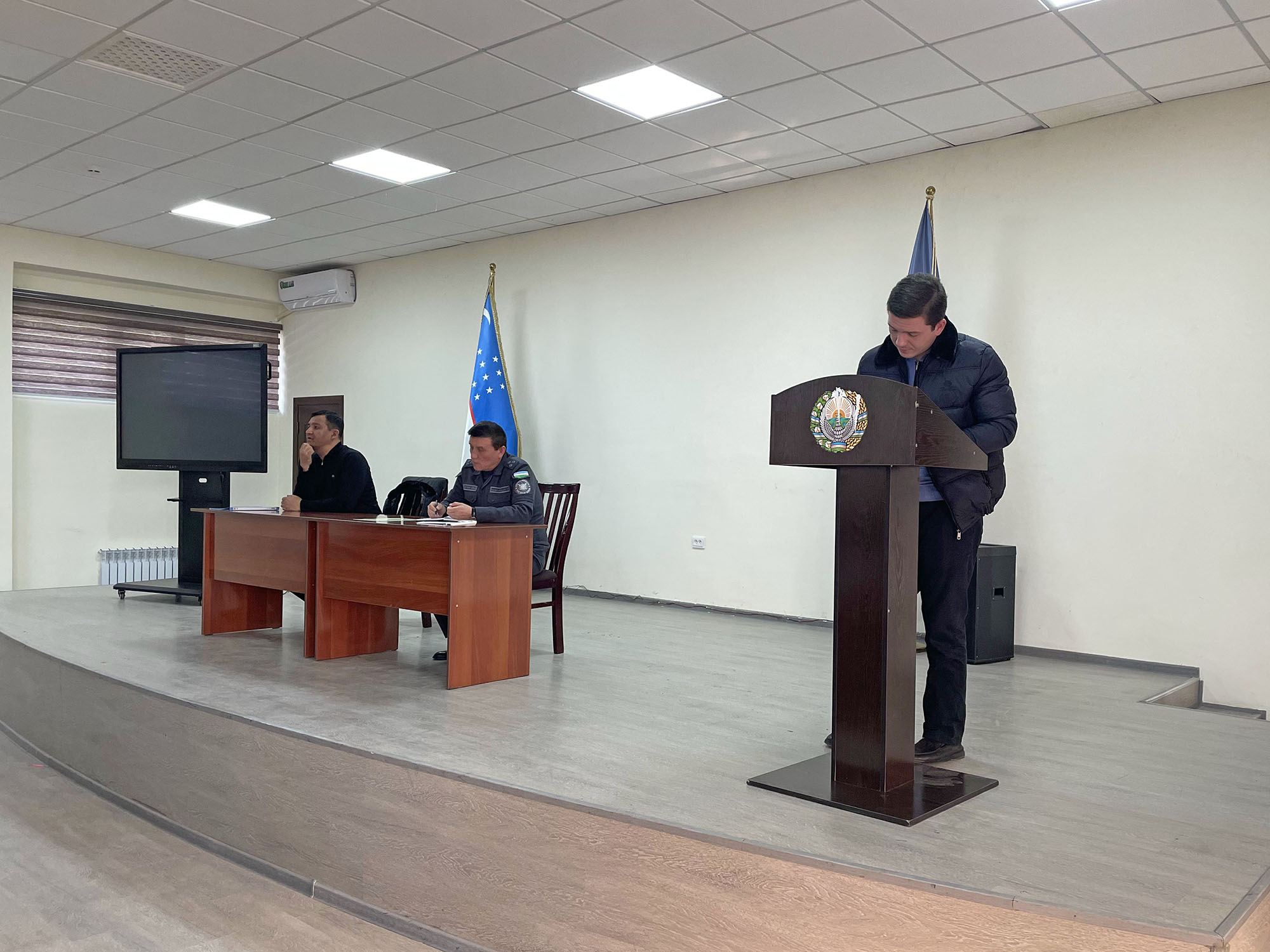Курсанты 3-го курса Академии МВД Республики начали стажировку в подразделениях ГУВД г. Таш...