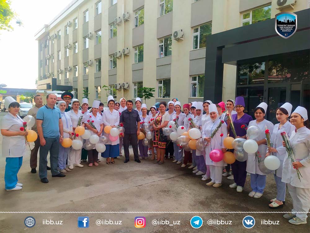 Toshkent shahar IIBB Tibbiyot bo’limi hamshiralari kasb bayramini nishonlashdi