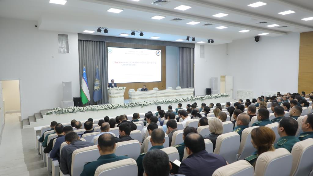 Toshkent shahar Ichki ishlar bosh boshqarmasida maʼnaviy-maʼrifiy tadbir bo‘lib o‘tdi 