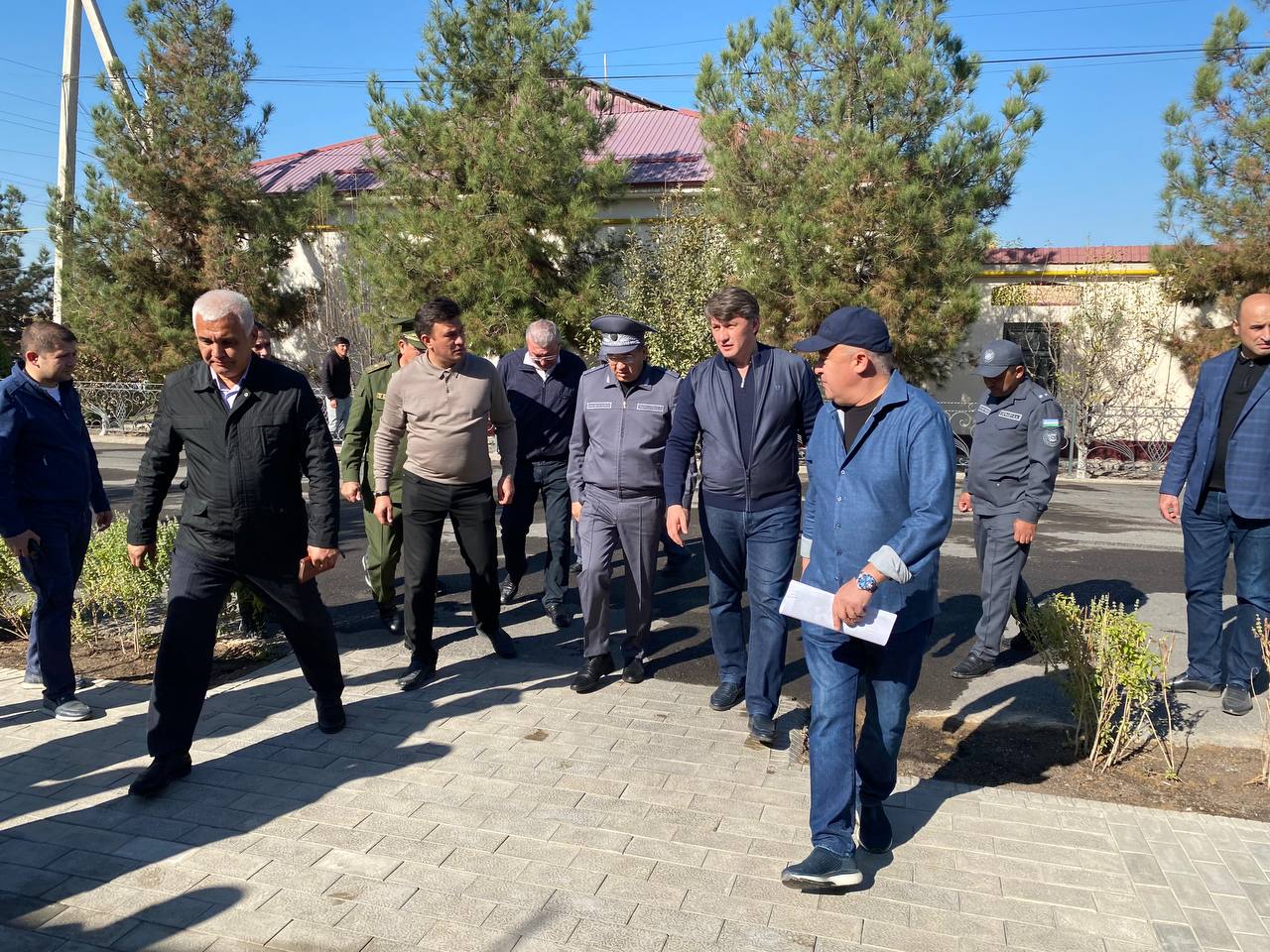 Yangihayot tumanida “Yashil makon” umummilliy loyihasi doirasida amalga oshirilayotgan ish...