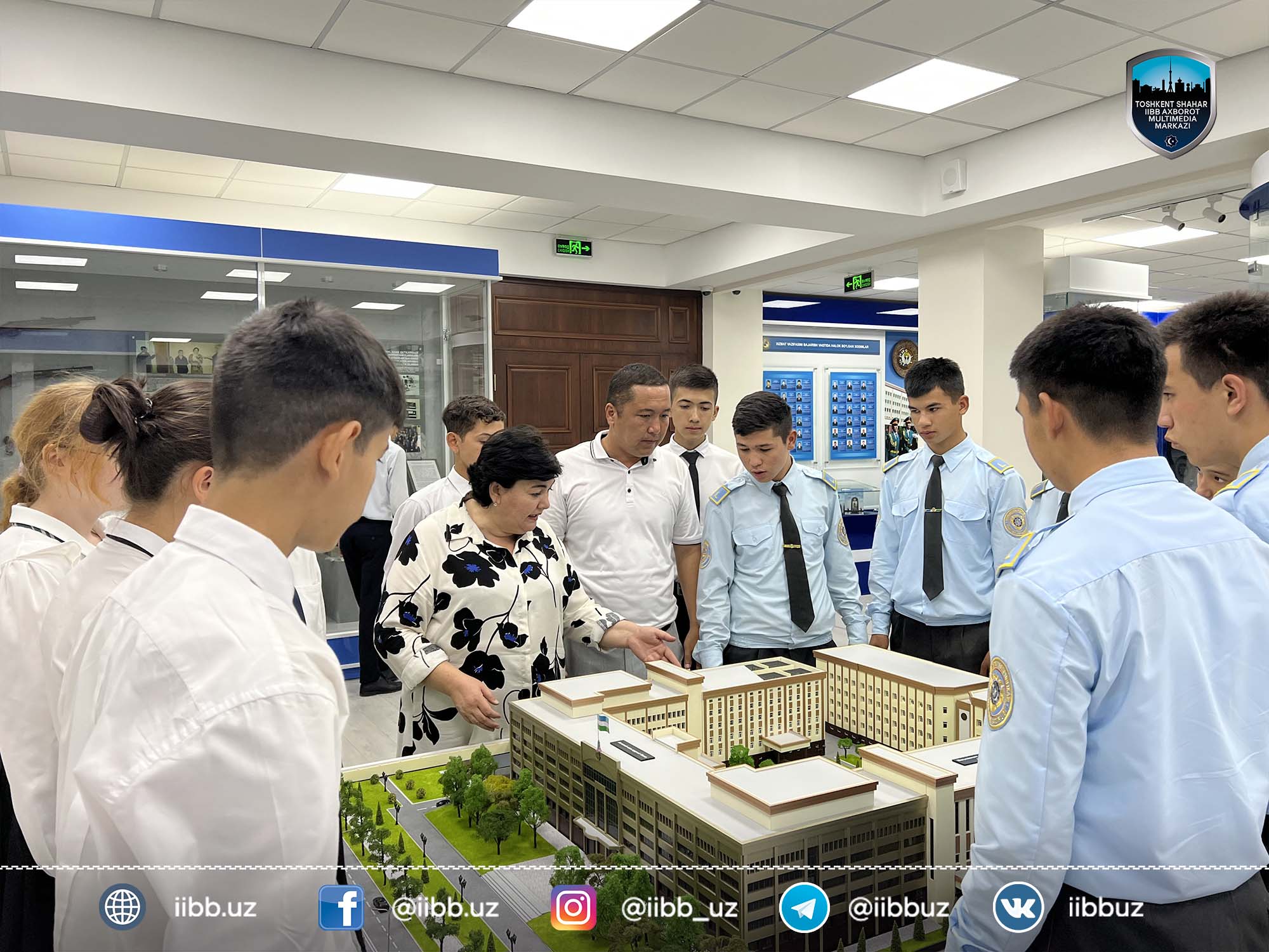 Для учащихся Академического лицея №1 МВД республики организовали экскурсию в музей Славы Г...