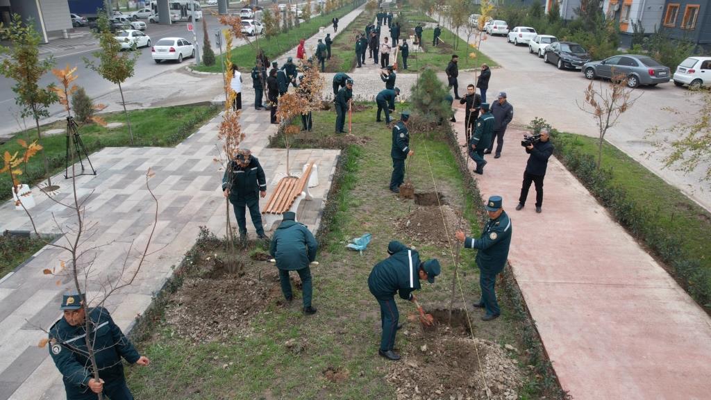 Сотрудники ГУВД г. Ташкента вносят вклад в благородное дело