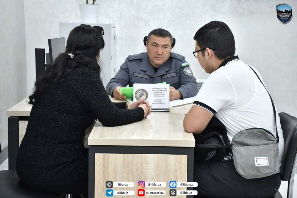 Poytaxt IIBB rahbariyatining navbatdagi qabuli bo‘lib o‘tdi