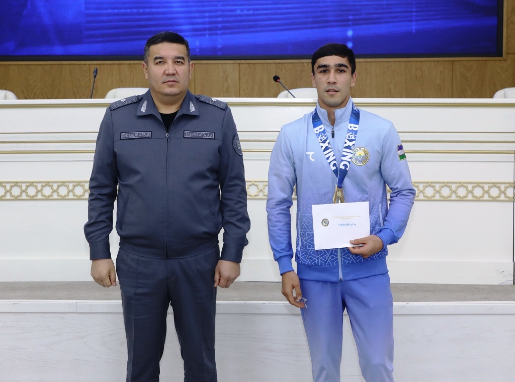 В ГУВД города Ташкента чествовали победителей международных соревнований