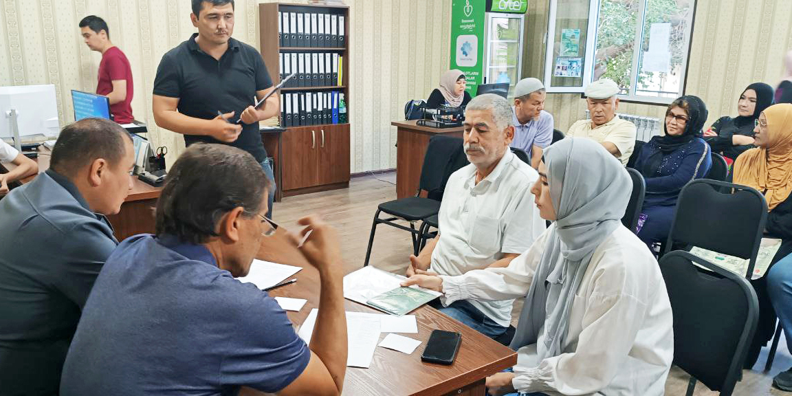 Shayxontohur tumani 3-sektor rahbarining navbatdagi sayyor qabuli