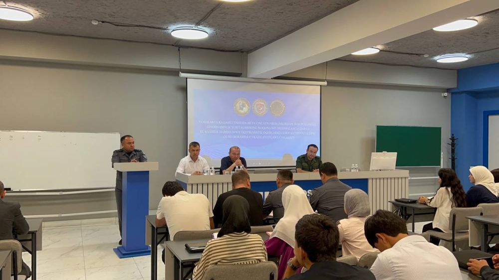 Talaba-yoshlar ogohlikka chaqirilmoqda