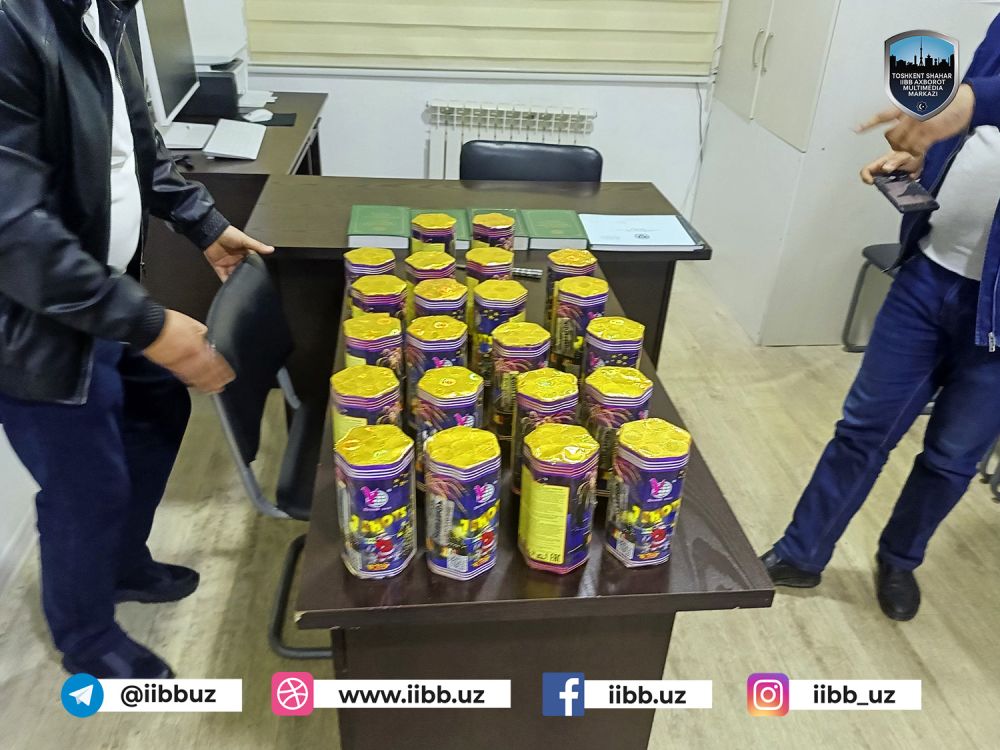 Pirotexnika vositalarining noqonuniy muomalasi to‘xtatib qolindi