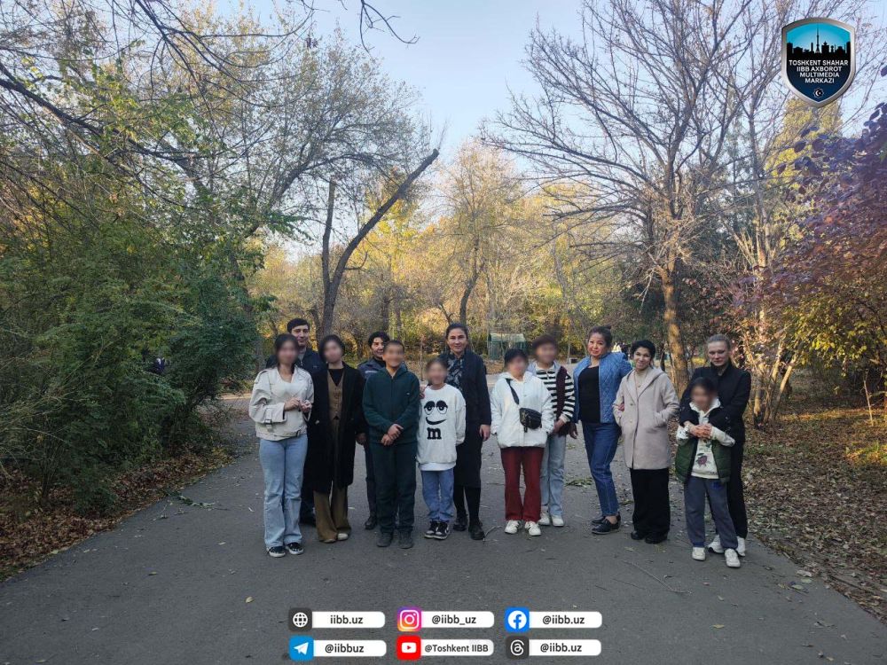 Markaz bolalari Toshkent bog‘lariga sayr qilishdi