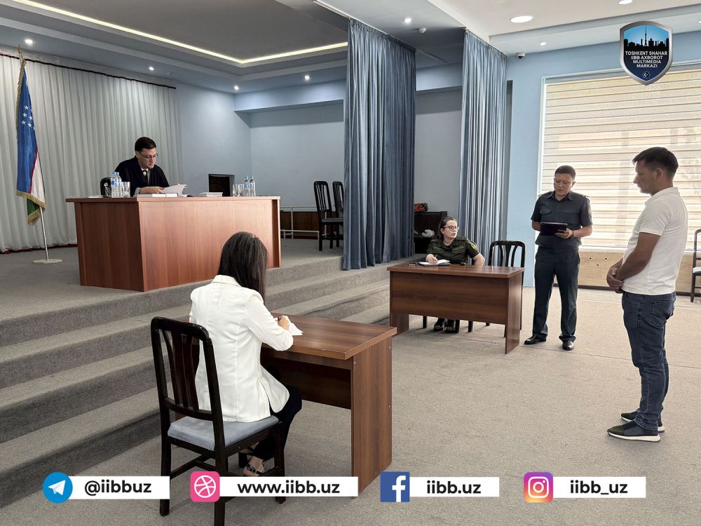 Yashnobod tumanida ochiq muloqot va probatsiya hisobidagi shaxslar bilan sayyor sud o‘tkaz...