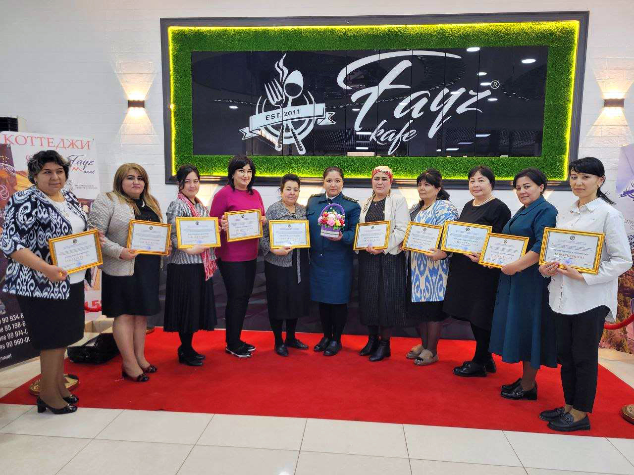 Sergeli tumani IIOFMB xodimlari tomonidan ayollar uchun bayram tashkil etildi