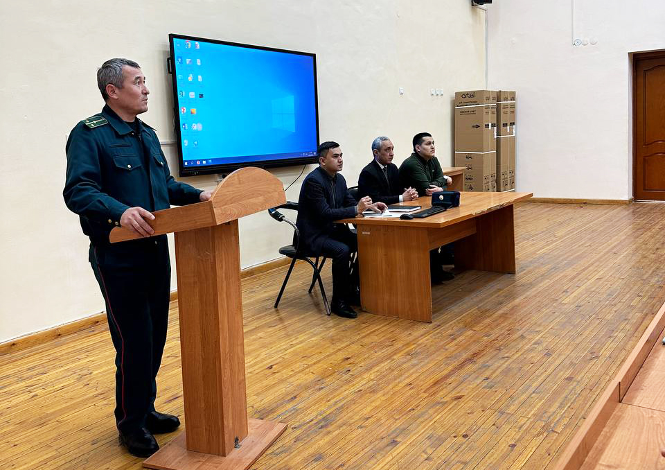 Yoshlar o‘rtasida giyohvand moddalar tarqalishiga qarshi kurashish oyligi doirasida Ichki ...