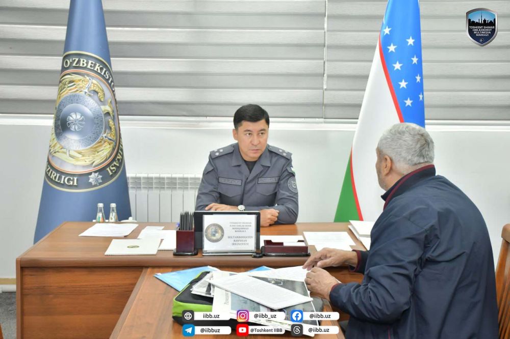 Shayxontohur tumanida huquqni muhofaza qiluvchi organlar rahbarlarining sayyor qabuli bo‘l...