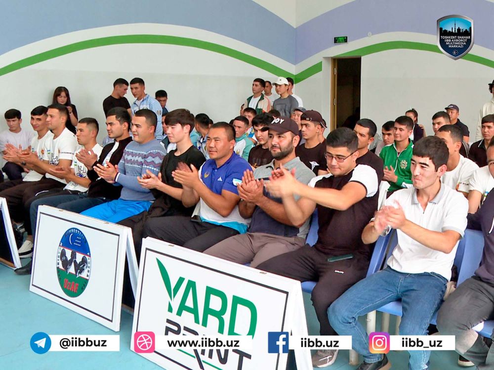 Yashnobod tumani IIO FMB tashabbusi bilan sportning armrestling turi bo‘yicha musobaqa o‘t...